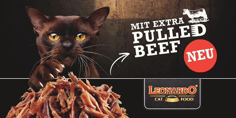 Katzenfutter Pulled Beef